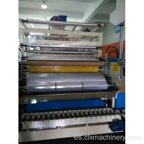 Planta de fabricación de película extensible de envoltura de coextrusión